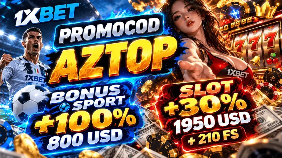 1xbet Bonus Today Gives You a Clear Path to a 100% Sports Bonus and 210 Free Spins